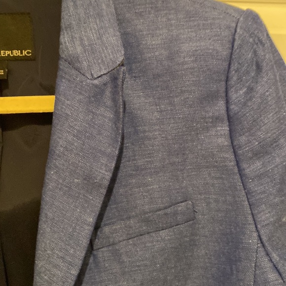 Banana Republic blue blazer size 8 - Picture 4 of 5